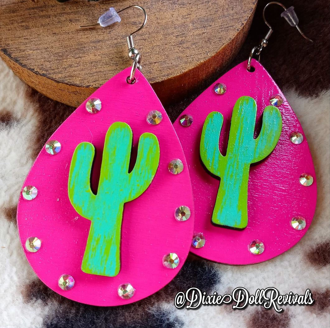 Sonora Earrings (Hot Pink)